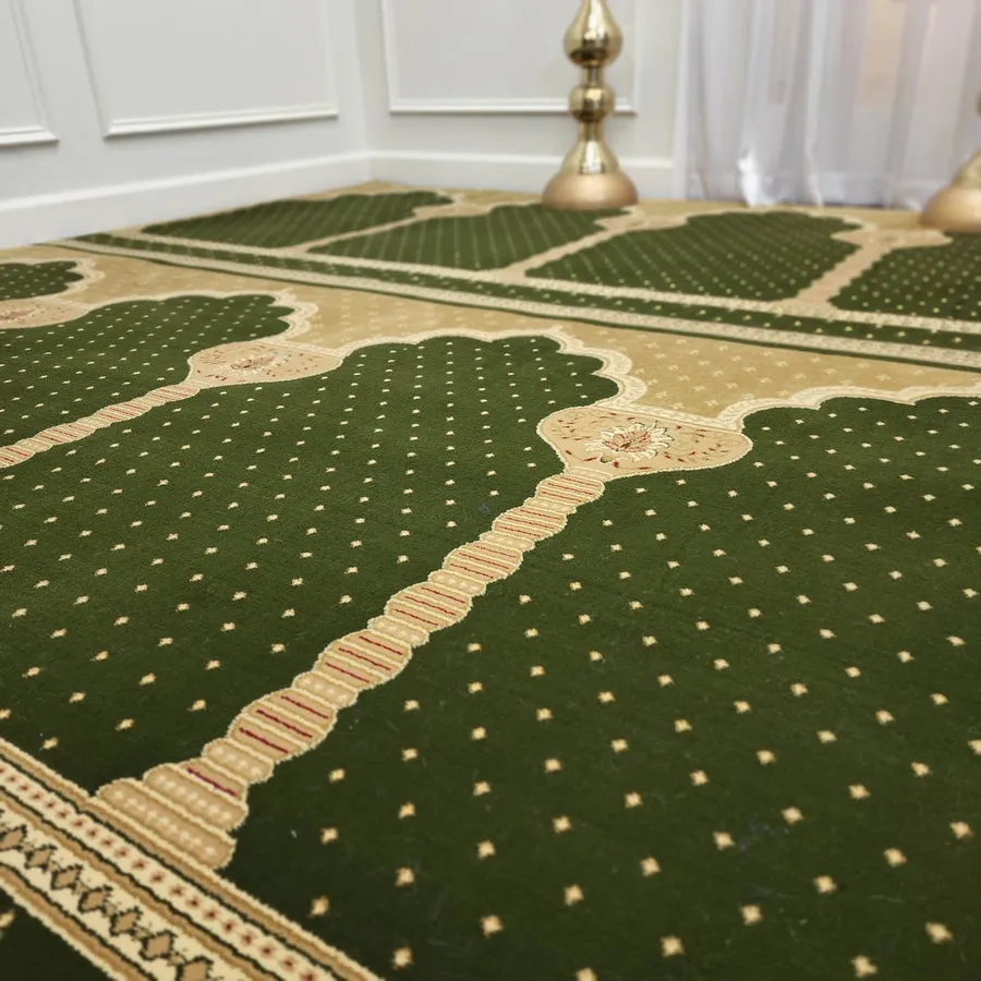 Madina Green Mosque Carpet 3 Madina Green Mosque Carpet