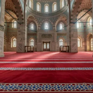 Maryam Deep Red Masjid Carpet