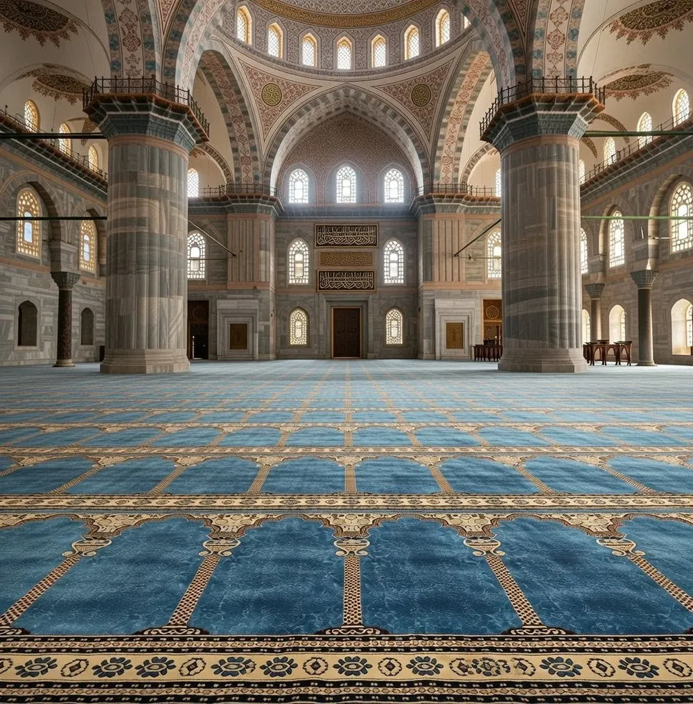 Maysa Arched Elegance Masjid Carpet 1 Maysa Arched Elegance Masjid Carpet
