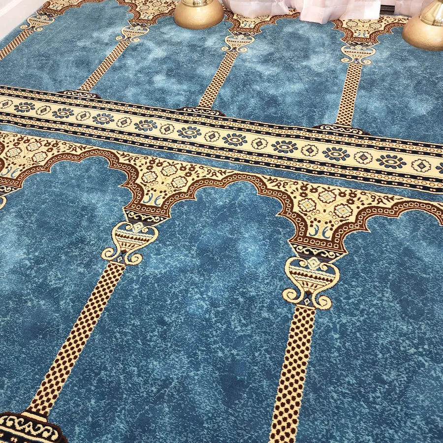Maysa Arched Elegance Masjid Carpet 4 Maysa Arched Elegance Masjid Carpet