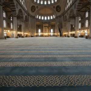 Rafah Grey Masjid Carpet