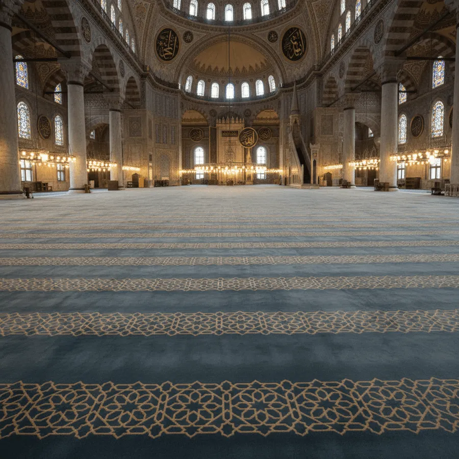 Rafah Grey Masjid Carpet 1 Rafah Grey Masjid Carpet