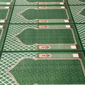 Saff-e-Awwal Green Masjid Saf Carpet
