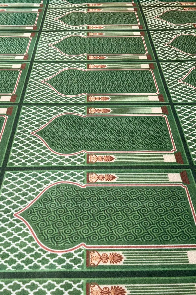 Saff-e-Awwal Green Masjid Saf Carpet 1 Saff-e-Awwal Green Masjid Saf Carpet